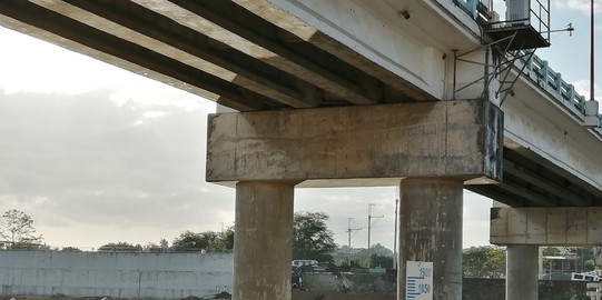 Marikina new bridge connecting Quezon and Marikina City in February 2020